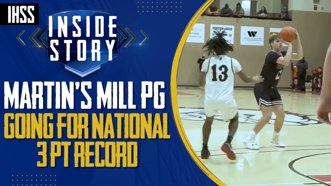 Martins Mill's Jack Tinder Aims High: Shooting for National Three-Pointer Record