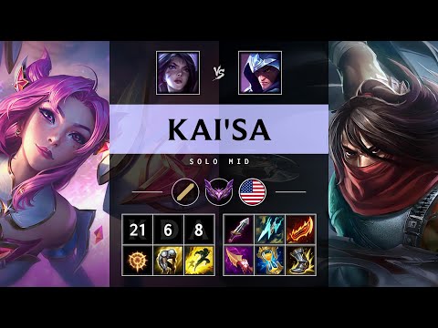 Kai'Sa Mid vs Talon: Dominating - NA Master Patch 14.23