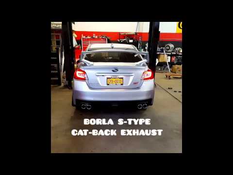 2016 WRX STI Borla S-Type Exhaust