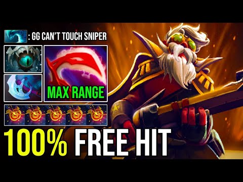 Dota 2  ez game Sniper vs Anti-Mage