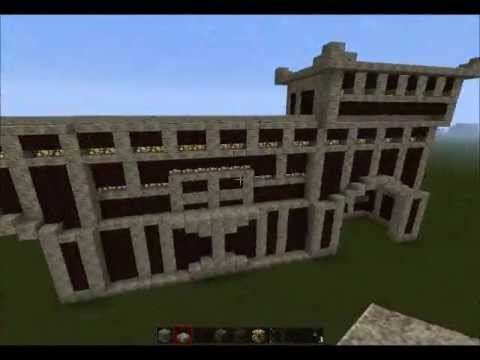SquareBalls - Minecraft - Epic spooky school build (TimeLapse!)
