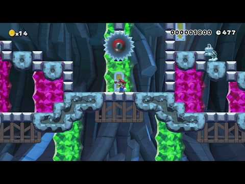 Carbonate Cave by Kosten - Super Mario Maker - No Commentary 1br