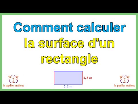 Comment calculer la surface d'un rectangle