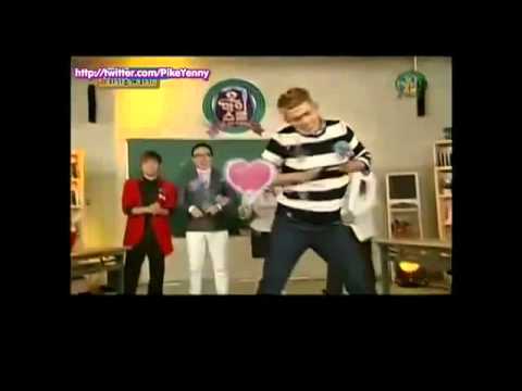 ENG SUB Taecyon 2PM introduce himself in Oh My School Taecyon 2pm dancing rainbow A and breath miss A CUT