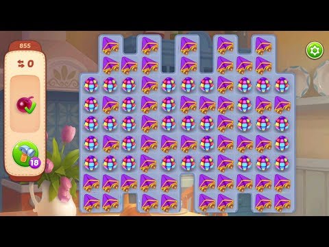 HOMESCAPES Gameplay - Level 855 (iOS, Android)