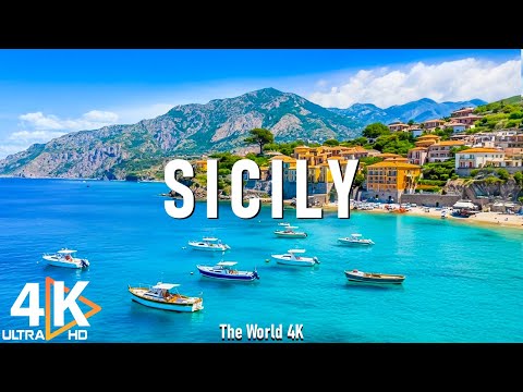 Sicily 4K UHD | Breathtaking Views of Mount Etna & Calming Music for Ultimate Relaxation