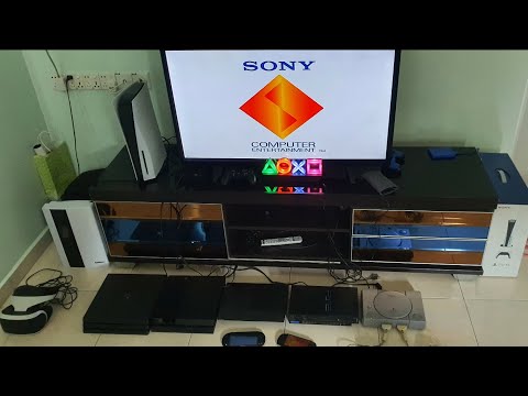 Booting up all the PlayStation consoles at once (with startups)