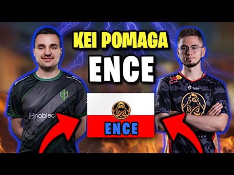 KEI POMAGA ENCE!! ENCE Z POLSKĄ FLAGĄ NA HLTV!! CLUTCH 1vs3, ENCE VS CPH FLAMES - SKRÓT MECZU