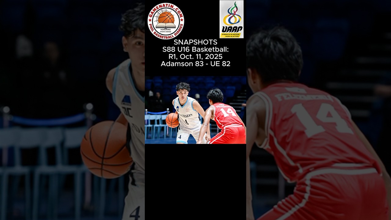 Snapshots: U16 Basketball - Adamson 83 - UE 82 (OT)