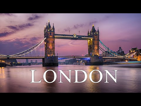 Relaxing Music With Stunning Beautiful Pictures of LONDON city (4K Video Ultra HD)