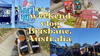 Weekend Vlog #6 オーストラリア・ブリスベンでの週末　ファーマーズマーケット/ コストコ/韓国人アジュンマの作る萌え断キンパ