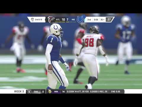 Madden 20 Career Mode Rookie QB VS Falcons EP3