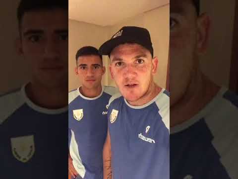 Germán Lesmann y Ayrton Portillo nos envían un video antes del encuentro de mañana con Platense