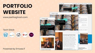 Thumbnail for Dr. Partha Ghosh - Business Strategy Portfolio Website Video