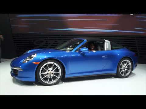 Porsche 911 Targa roof opening and closing at NAIAS in Detroit - Autogefühl Autoblog