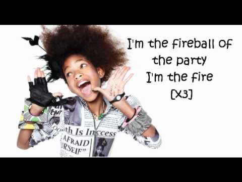 Willow Smith Feat. Nicki Minaj - Fireball (LYRICS ON SCREEN)