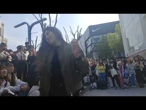 #kpop #홍대버스킹 #N.name(#김효진 #카가와유) (유의 섹시함)