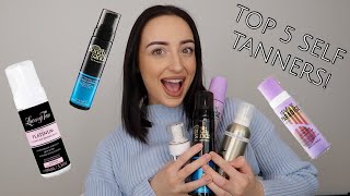 My Current Top 5 Favorite Self Tanners! | BEST Holy Grail Self Tanners!