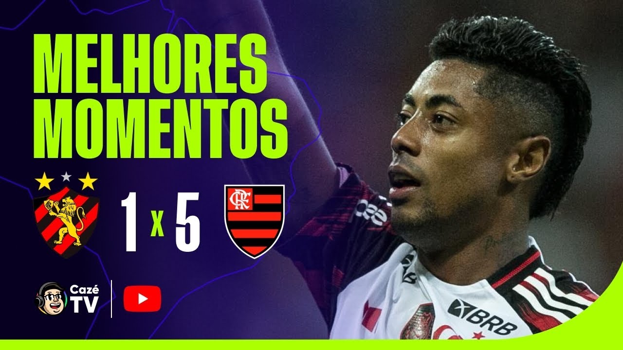 MELHORES MOMENTOS: SPORT 1 X 5 FLAMENGO | BRASILEIRÃO 2025 | 12ª RODADA