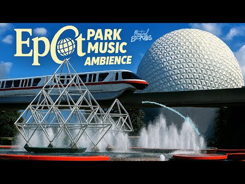 EPCOT Park Music 🎵 Figment View | Relaxing Ambience High Quality 4K