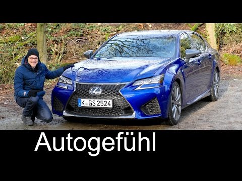 Lexus GS F V8 FULL REVIEW test driven Autobahn Sound & Acceleration 2017 - Autogefühl