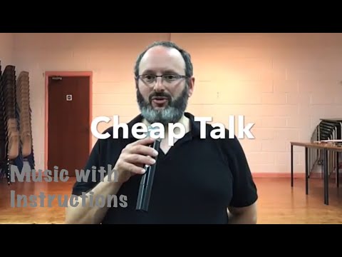 BEGINNER LINE DANCE LESSON 77 - Cheap Talk - Part 2 - Music with verbal instruction