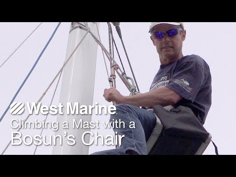 How to Climb a Mast with the Harken Bosun’s Chair