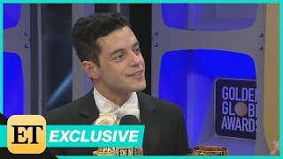 Golden Globes 2019: Rami Malek Backstage 