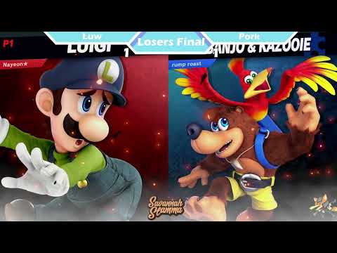 Savannah Slamma 78 LOSERS FINALS - Luw (Luigi) vs. Pork (Banjo & Kazooie)