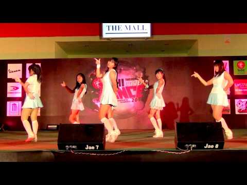 140802 Crazy QueeN' cover Apink - Mr.Chu @OISHI Thailand Cover Dance 2014 (Audition)