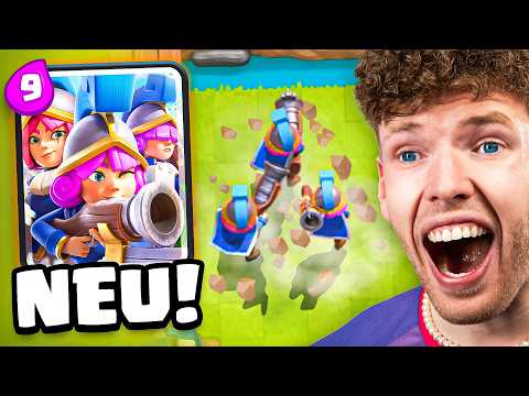 😱🤯I'm playing the NEW 3 MUSKETEERS 2.0... (and I'm thrilled!) | Clash Royale German