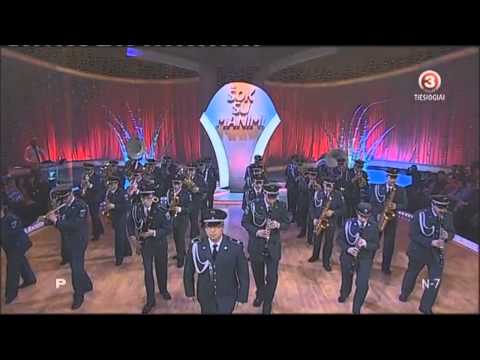 LR VRM reprezentacinis pučiamūjų orkestras ir šokėjai - choreografas Paulius Šinkūnas