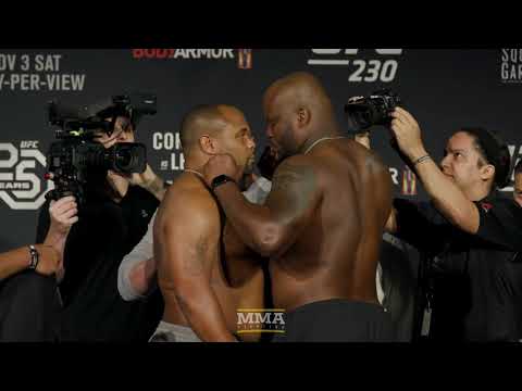 UFC 230: Daniel Cormier vs. Derrick Lewis Weigh-In Staredown - MMA Fighting