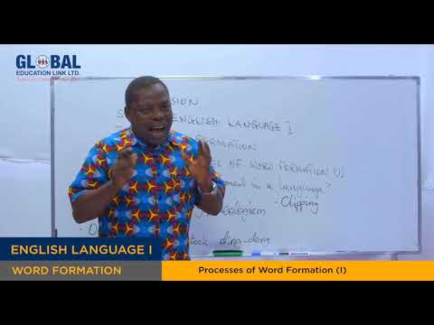 DARASA ONLINE: EPISODE 83 ENGLISH (WORD FORMATION - PROCESS OF WORD FORMATION II)