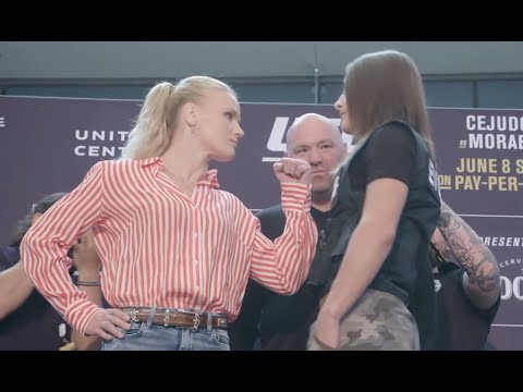 Valentina Shevchenko vs. Jessica Eye - UFC 238 Media Day Face-Off - /r/WMMA