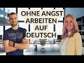 Entspannt auf der Arbeit trotz Sprachbarriere - mit Tanja Schwarz / Deutsch Podcast / B2, C1