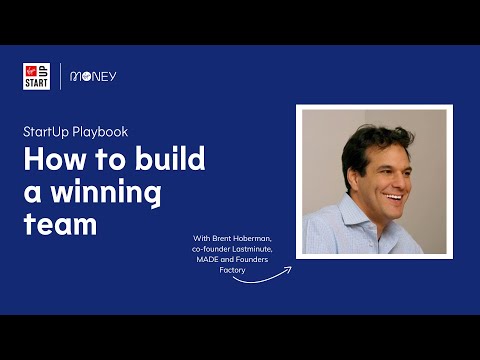StartUp Playbook: How to Build a Winning Team with Brent Hoberman