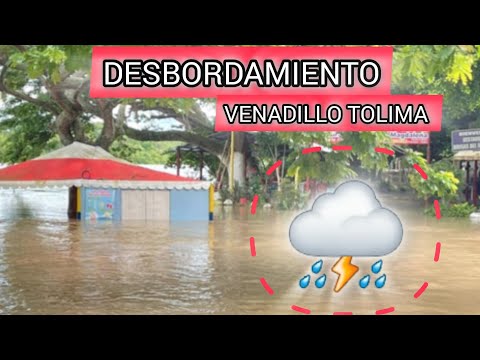 🌧Fuertes lluvias en Tolima provocan inundaciones en Venadillo Tolima - carlosarango17 