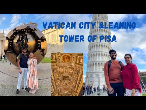 World's smallest country Vatican City | Leaning Tower of Pisa | Florence | Charo Taraf Vlogs