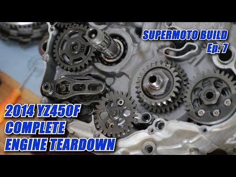 YZ450F Supermoto Build: Full Engine Teardown! + New Shop! Ep. 7