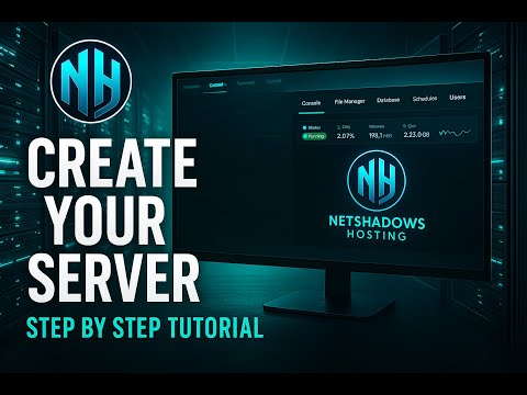 How to Create Your Server in NetShadows Hosting Panel | Step-by-Step Tutorial