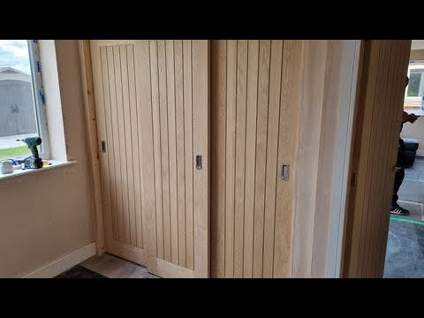 How to Install a Fitted Wardrobe with Sliding Doors | How to Fit Wardrobe Doors | TRT Joinery