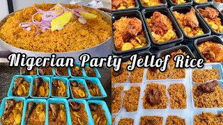 SEE HOW MUCH MONEY 💵😱I MADE FROM COOKING PARTY JELLOF RICE 