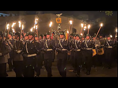 Yorckscher Marsch: Einmarsch des Wachbataillons beim Großen Zapfenstreich 28.08.2023 - Bundeswehr