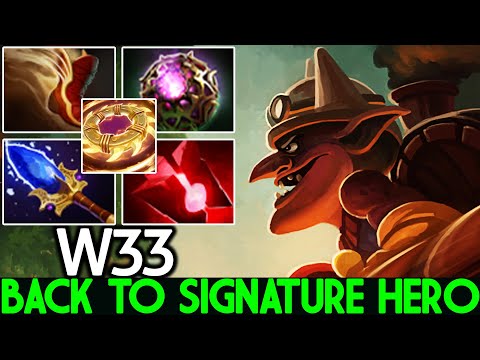 W33 [Timbersaw] Back to Signature Hero Very Aggressive Plays Dota 2