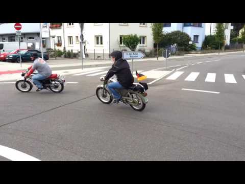 Zündapp IG Östringen auf dem Sommerfest 2016 der Mopedfreunde Oberhausen