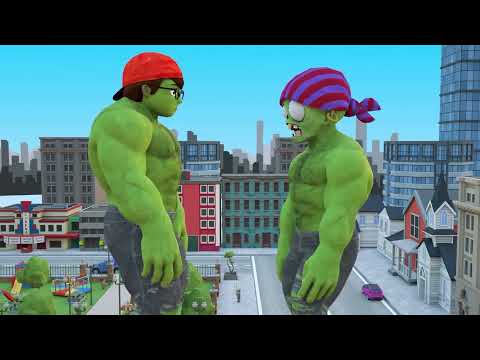 TUN TUN 🙆🏻‍♀️ Nick HULK Vs Zombie   Rescue Tani, MissT   Scary Teacher 3D  Coffin Dance Cover