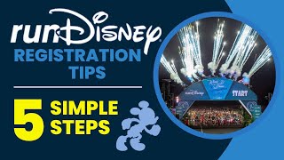 TIPS to Register for Run Disney Races SUCCESSFULLY | Run Disney Registration Guide