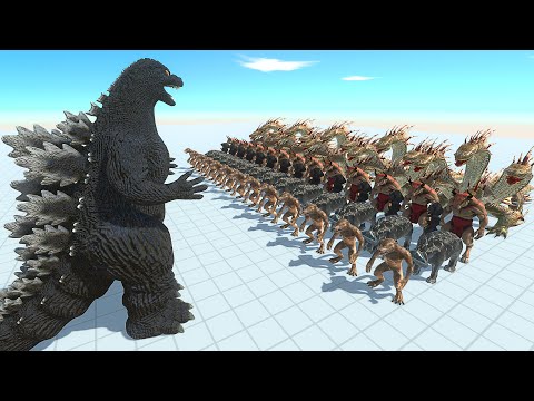 Heisei Godzilla vs 100 Units Fantasy - Animal Revolt Battle Simulator