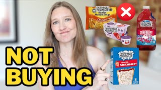 20 Things I Won’t Buy In 2026 (food edition...declutter your pantry)!